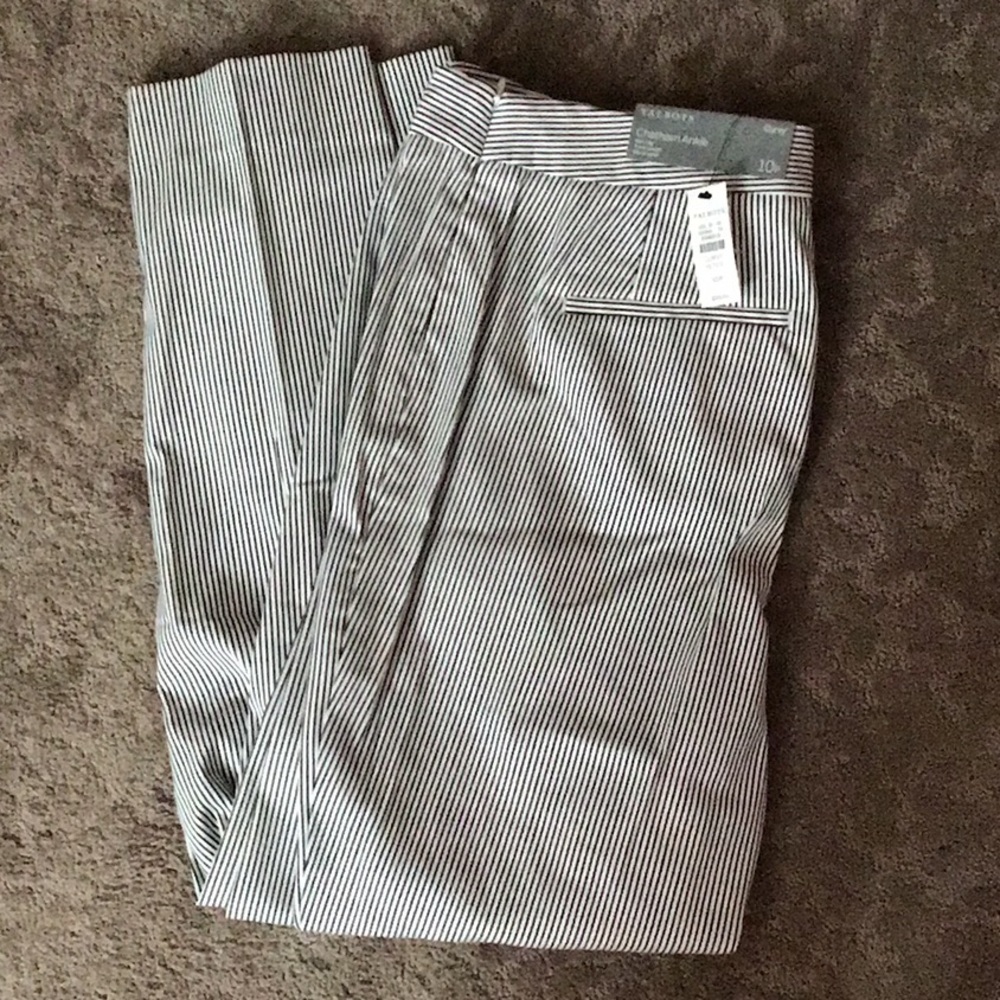 Black and White Ankle Pants